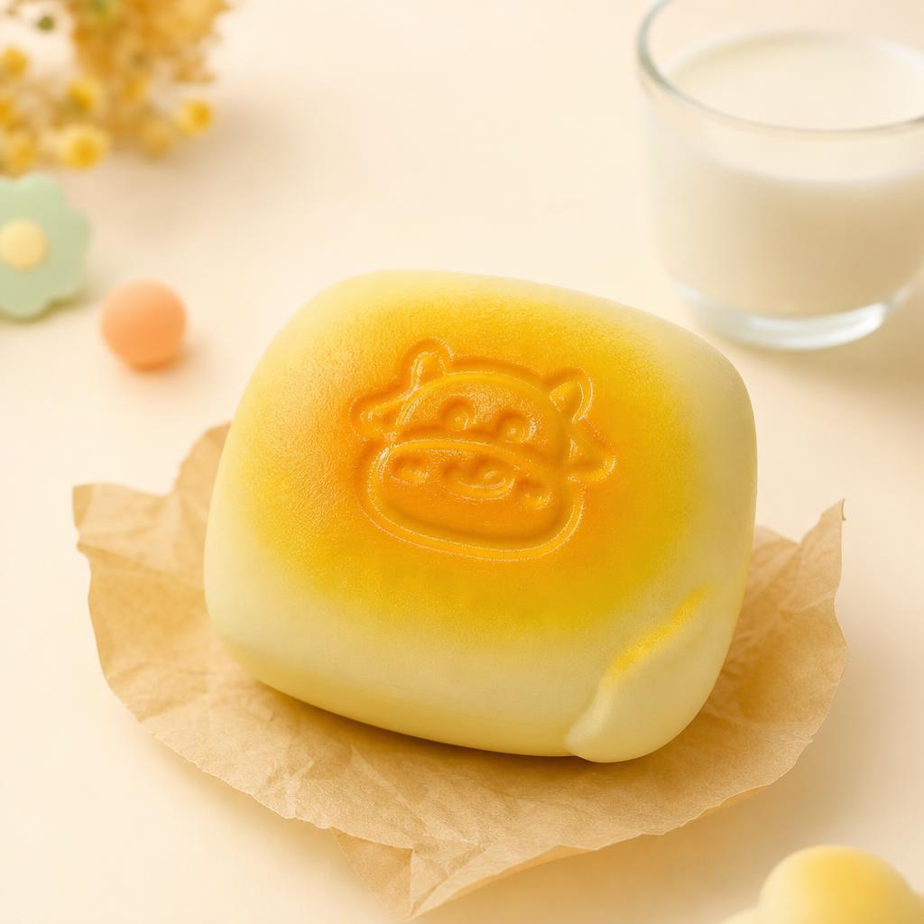 Pan de leche squishy – foto de estudio